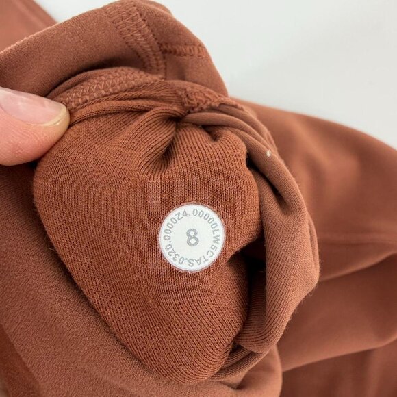 Lululemon Brown Cropped Leggings Womens 8 - Picture 2 of 4